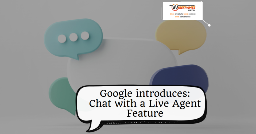 Google featured snippet Chat with a Live Agent