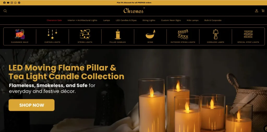 CHRONOSLIGHTS SEO case study