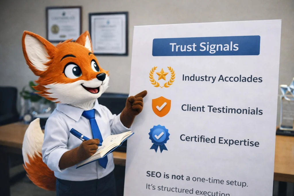 wireframes digital Trust Signals