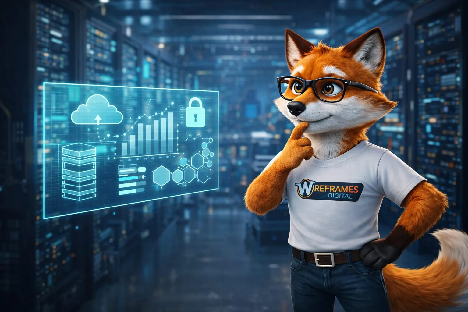 SaaS & Enterprise Technology with mascot