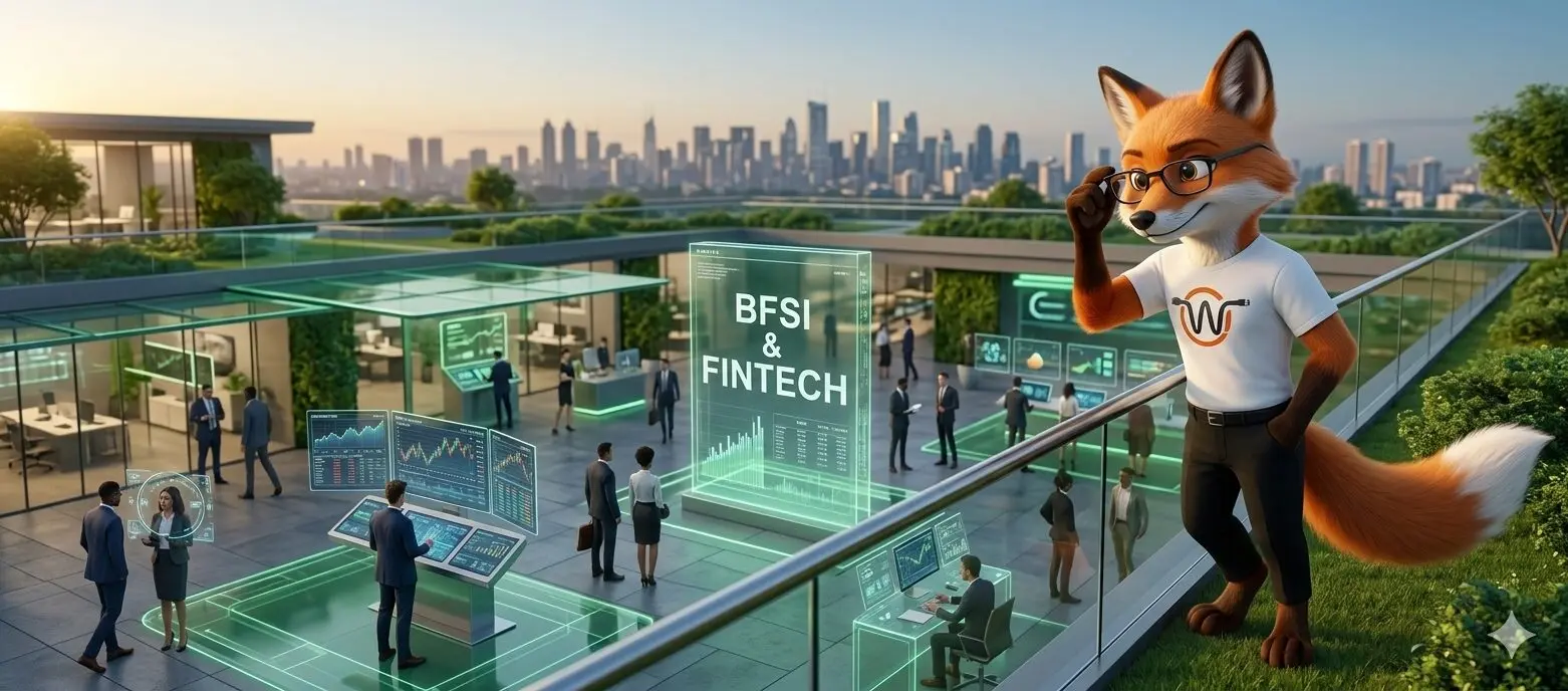 BFSI, Fintech seo with wireframes digital