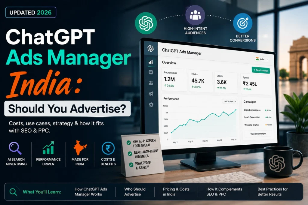 ChatGPT Ads Manager India: Should You Advertise? (2026)