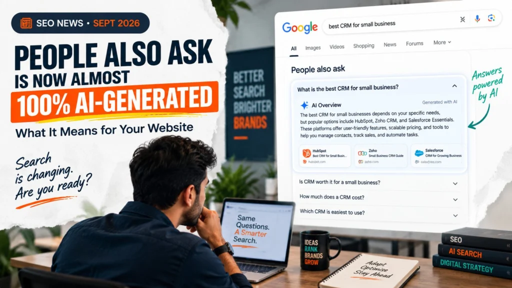 SEO News: Google People Also Ask answers now almost 100% AI-generated — Wireframes Digital