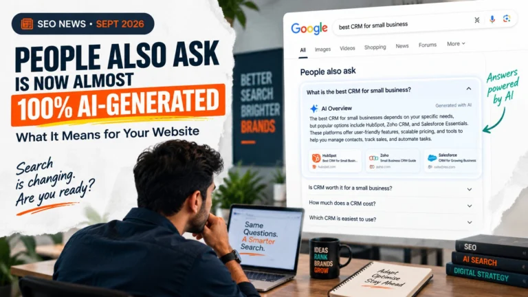 SEO News: Google People Also Ask answers now almost 100% AI-generated — Wireframes Digital